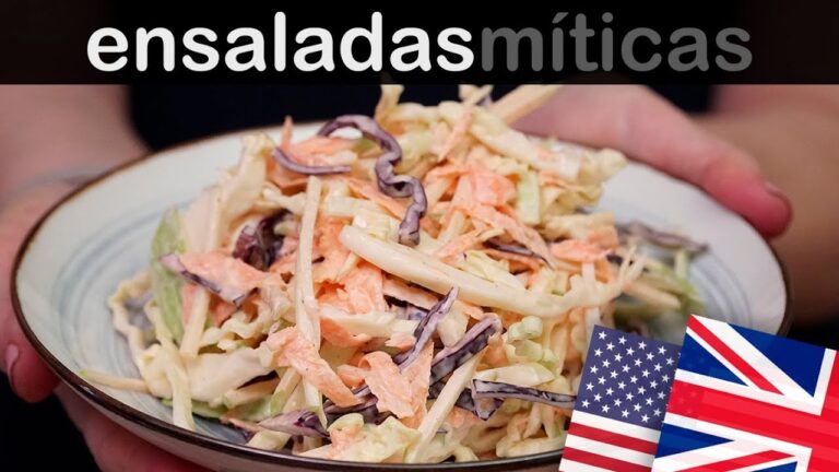 Prueba la deliciosa Ensalada de Col típica de Estados Unidos en casa