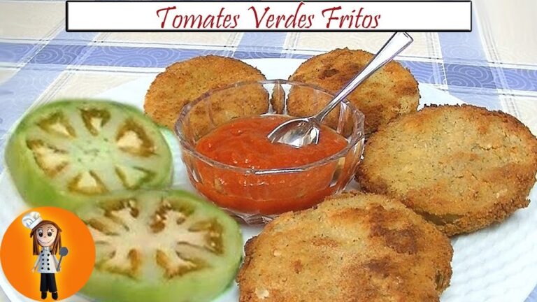 Deléitate con la exquisita receta de tomates verdes fritos en casa